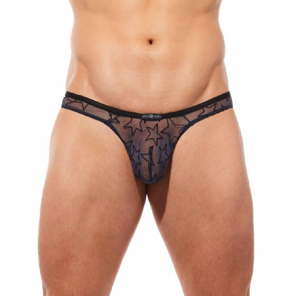 NEW GREGG HOMME starr thong underwear in navy